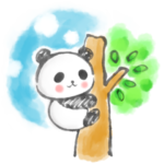 木登りパンダ